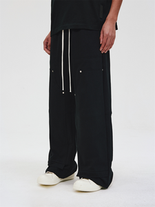 <span class=keywords><strong>กางเกง</strong></span>ลำลองสีทึบ<span class=keywords><strong>กางเกง</strong></span>หลวมมีเชือกรูดออกแบบได้ตามต้องการสำหรับฤดูใบไม้ผลิฤดูใบไม้ร่<span class=keywords><strong>วง</strong></span> - Product Image 6