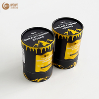 Tube en papier écologique en matériau recyclé, qualité alimentaire, taille personnalisée, emballage pour produits de compléments alimentaires et bâtonnets de miel