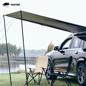 Auvent <span class=keywords><strong>de</strong></span> <span class=keywords><strong>jardin</strong></span> extérieur Auvent latéral sans poinçon Isolation coupe-vent à conduite rapide Ultraviolet étanche UPF50 PVC plastique - Product Image 4