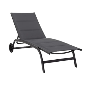 Chaise <span class=keywords><strong>de</strong></span> piscine rembourrée moderne avec roues pour la plage, les bains <span class=keywords><strong>de</strong></span> <span class=keywords><strong>soleil</strong></span> et l'extérieur pour les hôtels, le jardin et les loisirs. - Product Image 2