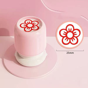 Штамп для канцелярских товаров с индивидуальным логотипом, на заказ, OEM, для офиса, самонаборный, круглый, резиновый, типа Trodat - Product Image 6