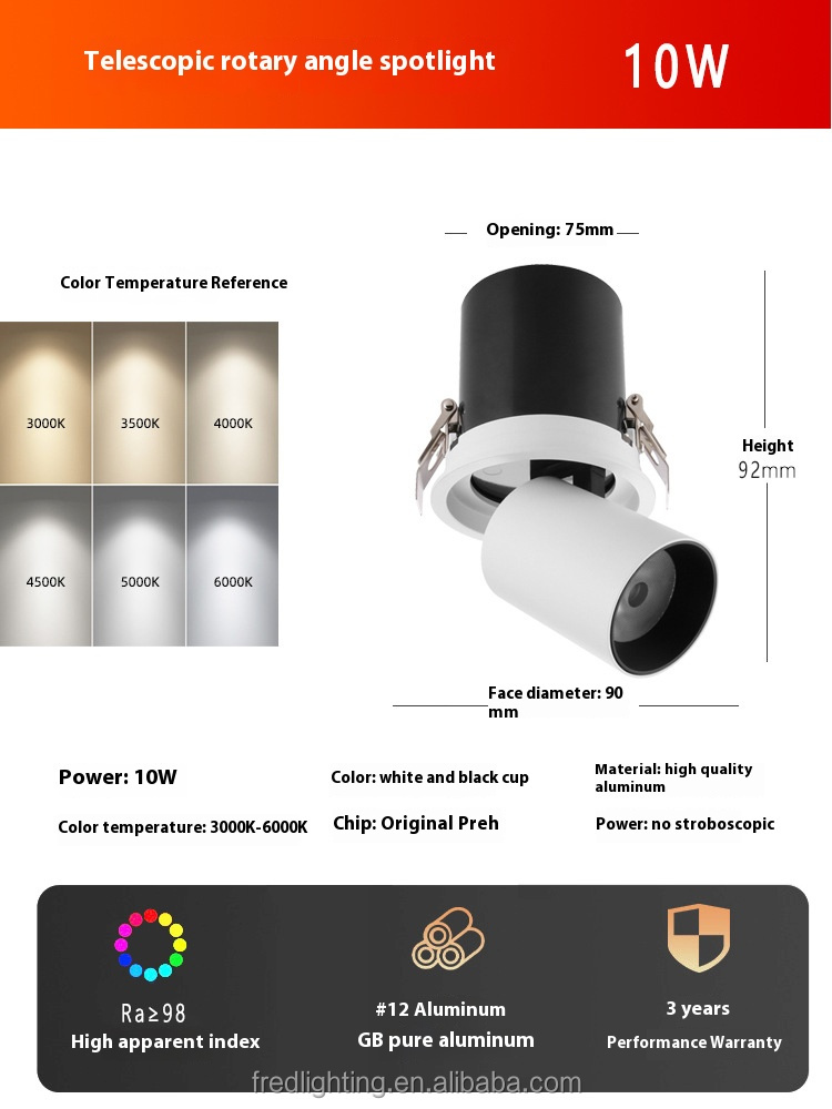 10w White