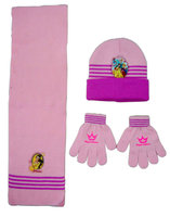 OEM Promotion Custom ized Acryl gestrickt Fußball Fan Fußball Schal Winters chal Stricks chals Winter mütze Handschuhe Set