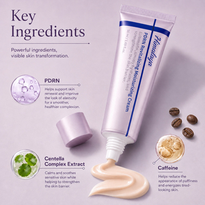 Crème pour le visage raffermissante PDRN personnalisée OEM, <span class=keywords><strong>acide</strong></span> <span class=keywords><strong>hyaluronique</strong></span>, panthénol, anti-âge, réparation de la barrière cutanée - Product Image 3
