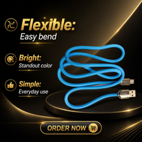 Accessoires mobiles en gros : Câble de charge rapide USB Type-C pour iOS, Android, ordinateur, imprimante, téléphone portable, scanner, batterie externe