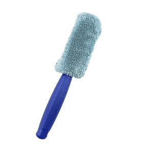 แปรงทำความสะอาดดุมล้อพลาสติกถักขนแปรงล้างรถปลอดภัยเครื่องมือรายละเอียดสำหรับการกำจัดสิ่งปนเปื้อน - Product Image 1