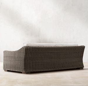 Divani da Giardino in Vimini, Set di Mobili da Esterno per Hotel con Telaio in Alluminio Verniciato a Polvere e Intreccio in <span class=keywords><strong>Rattan</strong></span> PE - Product Image 4