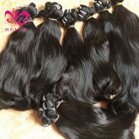 12A Grade Meilleure Qualité Cuticule Brute Alignée Vierge Indien Cheveux Bundles Vendeurs Vietnam cheveux Double Dessiné Cheveux Humains Os Droit