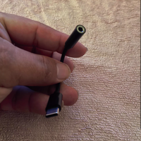 D1105 Typ-C zu 3,5mm DAC Digital-Audio-Adapterkabel mit PVC-Ummantelung USB-C zu AUX-Buchse Audio-Stecker