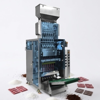 Machine de remplissage automatique verticale haute vitesse pour sachets de sucre en poudre, machine d'emballage multi-voies pour sachets de sucre, de sel et de granulés