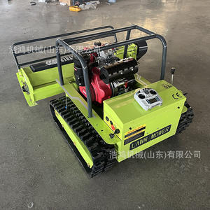 Nouvelle machine à désherber tout-terrain, ferme en serre, autopropulsée, quatre roues motrices, déchiqueteuse de terrains, télécommande, chenille - Product Image 4