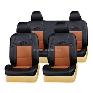 Coprisedili Auto TOPFIT Design in Pelle <span class=keywords><strong>Rosso</strong></span> <span class=keywords><strong>Vino</strong></span> Set Completo Lusso Universale USA Accessori Auto Personalizzazione Logo Disponibile - Product Image 6