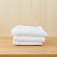 Ensemble de 2 serviettes de Hajj en microfibre jacquard gaufré, séchage rapide, doux pour la peau, pour vêtements musulmans islamiques