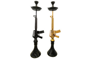 <span class=keywords><strong>Chicha</strong></span> <span class=keywords><strong>AK47</strong></span> de grande taille au design unique, artisanat arabe en résine, avec accessoires - Product Image 5