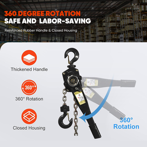 รอกโซ่แบบมือโยก 1 ตัน * 1.5 เมตร รอกโซ่แบบดึง - Product Image 1