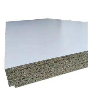 China cheap woodgrain white gray black melamine chipboard Particle board for furniture