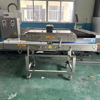 Machine de découpe industrielle horizontale entièrement automatique pour viande fraîche, poitrine de poulet désossée, poitrine de canard, poisson, et filetage