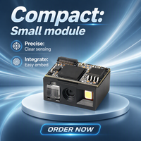 Module de lecteur de codes-barres intégré OEM DE2110 1D 2D QR avec interface USB et COM pour la numérisation et l'impression directe des produits en stock