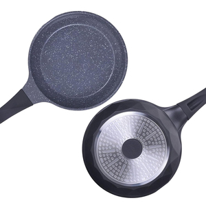 High Quality Modern White Ceramic Coated Pot <b>Pan</b> Glass Lids Soft Touch Handles Non-Stick 9 Piece Die <b>Cast</b> Aluminum Cookware Set - Product Image 4