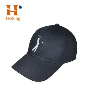 Fabrika fiyat 6 Panel Golf beyzbol şapkası üreticileri nakış logosu ile özel Logo Golf şapkaları