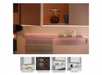 Éclairage de meuble : Luminaire encastré en aluminium lumineux orienté vers le bas pour armoire de cuisine YBCGTZ-25