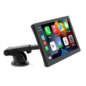 Lecteur MP5 pour voiture avec écran large haute définition portable de 9 pouces, filaire/sans fil, Carplay, caméra de recul - Product Image 1