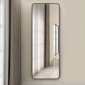 Espejo de Pie de Cuerpo Entero con Marco de Aleación de Aluminio Plateado de Alta Calidad al por Mayor, Decoración Personalizada para el Hogar, para Dormitorio, Sala de Estar, Tendencia - Product Image 2