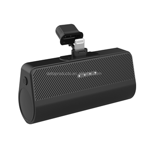 5000mAh Mini <span class=keywords><strong>batterie</strong></span> <span class=keywords><strong>portable</strong></span> Power Bank Clip arrière pour <span class=keywords><strong>iPhone</strong></span> chargeur jetable Capsule PowerBank - Product Image 4