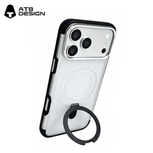 <span class=keywords><strong>Funda</strong></span> Transparente Antiamarilla ATB para <span class=keywords><strong>iPhone</strong></span>, Magnética con Soporte Giratorio de 360 Grados para <span class=keywords><strong>iPhone</strong></span> 18 <span class=keywords><strong>Pro</strong></span> <span class=keywords><strong>Max</strong></span>, Fundas de TPU para Celulares - Product Image 4