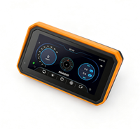 Aoocci BM6 - Navigation GPS sans fil Apple CarPlay pour moto - Écran d'affichage étanche pour Harley BMW