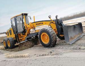 Meilleur prix de la Chine Top Brand New Shantui Sg17-B6 180HP 15 tonnes niveleuse avec bulldozer et ripper - Product Image 1