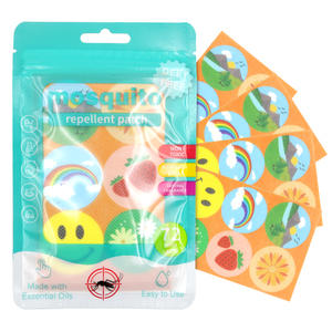 Patch anti-moustiques, autocollants anti-moustiques pour enfants, ingrédients à base de plantes, huile essentielle de citronnelle naturelle, patch anti-insectes sans DEET - Product Image 1