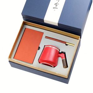 Coffret Cadeau d'Entreprise Promotionnel Haut de Gamme avec Carnet, Stylo, Marque-page et Tasse – Articles Souvenirs pour Événements du Nouvel An - Product Image 1