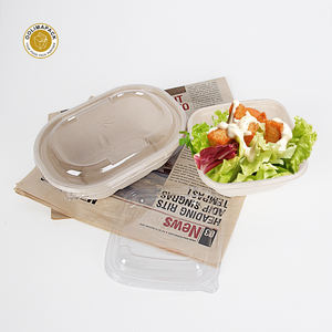 OOLIMA PACK Meilleur <span class=keywords><strong>prix</strong></span> Bol à bagasse Bagasse Saladier au micro-ondes Bol à canne à sucre - Product Image 2