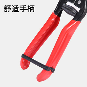 Short Straight-Tipped Fruit Picking Pruning Shears Stainless Steel Red 10-20 Mm Bypass Pruner For Garden - Product Image 4