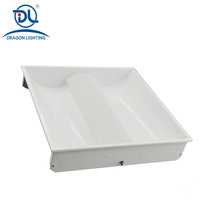 Plafonnier LED indirect 60x60 pour éclairage commercial intérieur, luminaire LED indirect doux pour bâtiment commercial
