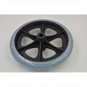 KS <b>Wheel</b> Hub Assembly 8-inch <b>Plastic</b> Front <b>Wheel</b> for Wheelchair Replacement Parts - Product Image 2