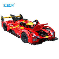 Cada C63008 1:10 MOC City Voiture de Course Télécommandée Modèle V6 Véhicule Sportif Briques Cadeau pour Adultes 1518 Pièces Ensembles de Blocs de Construction