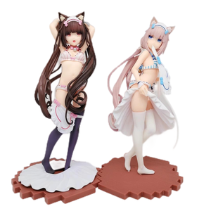 2 Styles Nekopara Kigae No Hitotoki Chocola Vanilla Sexy Anime Figure Unisex PVC Model Toy Collection Gift 24CM - Product Image 2