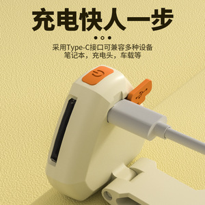 Linterna Frontal LED Recargable con Cuerpo de Plástico, 120 Lúmenes, Luz Blanca, Iluminación de Emergencia para Exteriores - Product Image 3