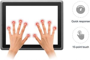 PC de panel táctil industrial sin ventilador PC de panel industrial, PC de panel integrado industrial todo en uno con pantalla táctil capacitiva - Product Image 4