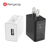 Adaptateur secteur USB Merryking Spot Product avec homologation FCC 5V 1A, chargeur USB 5W 1A, adaptateur universel pour lampe USB