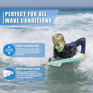 Gráficos de <span class=keywords><strong>Bodyboard</strong></span> de fibra de vidrio duraderos personalizados de gran oferta para tablero de espuma para deportes acuáticos para niños - Product Image 5