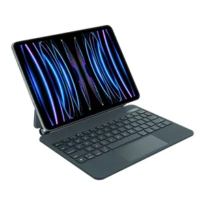 Клавиатура Magic для Apple iPad Pro, 11 12,9 дюймов, Air 4, 5, планшет, смарт-клавиатура, чехол с магнитной подсветкой, сенсорная панель