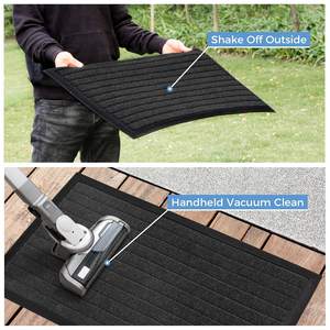 Graceline-alfombrilla para puerta de interior y exterior, accesorio de agarre a rayas, duradero, con respaldo de PVC, personalizado, buen precio - Product Image 6