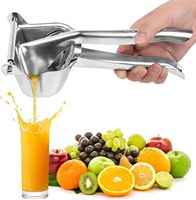 Handmatige citruspers van roestvrij staal, opvouwbaar, huishoudelijk keukengereedschap