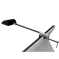 Lumière d'exposition à bras articulé 20W 120° pour salons professionnels, éclairage pour stands portables et présentoirs de produits