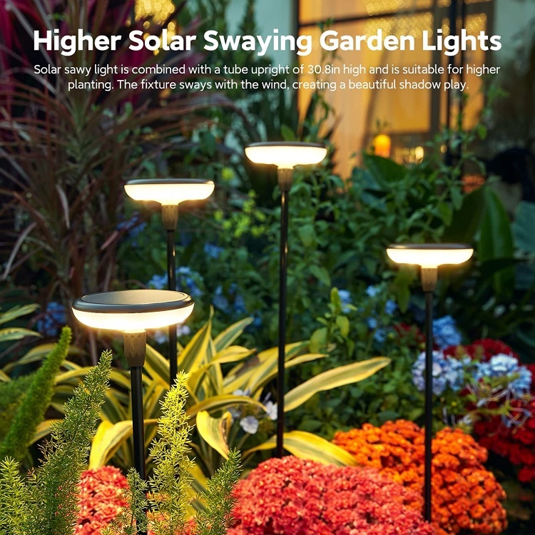 Premium Quality Grade High Efficiency Panel Magical Firefly Effect Solar Pathway Fairy Light Outdoor Landscape Lighting