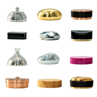 Bouchon de flacon en plastique de luxe pour pompe à parfum, sérum, fond de teint, lotion – Vente en gros