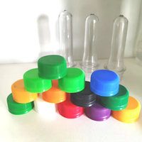 Bouchon à vis en plastique premium 28 mm PCO 1810, couvercle nervuré inviolable de qualité alimentaire pour bouteilles d'eau et boissons gazeuses